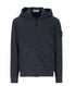 Stone Island Logo Patch Zip-Up Hoodie